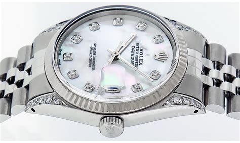 datejust mother of pearl rolex|rolex 36mm datejust with diamonds.